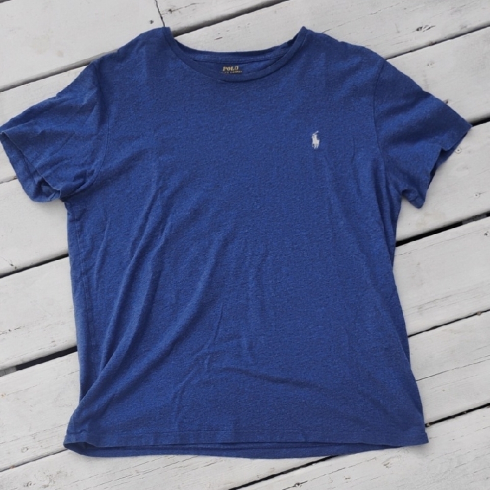 Polo by Ralph Lauren Men's Blue T-Shirt
